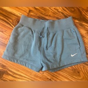 Nike phoenix fleece high waisted shorts